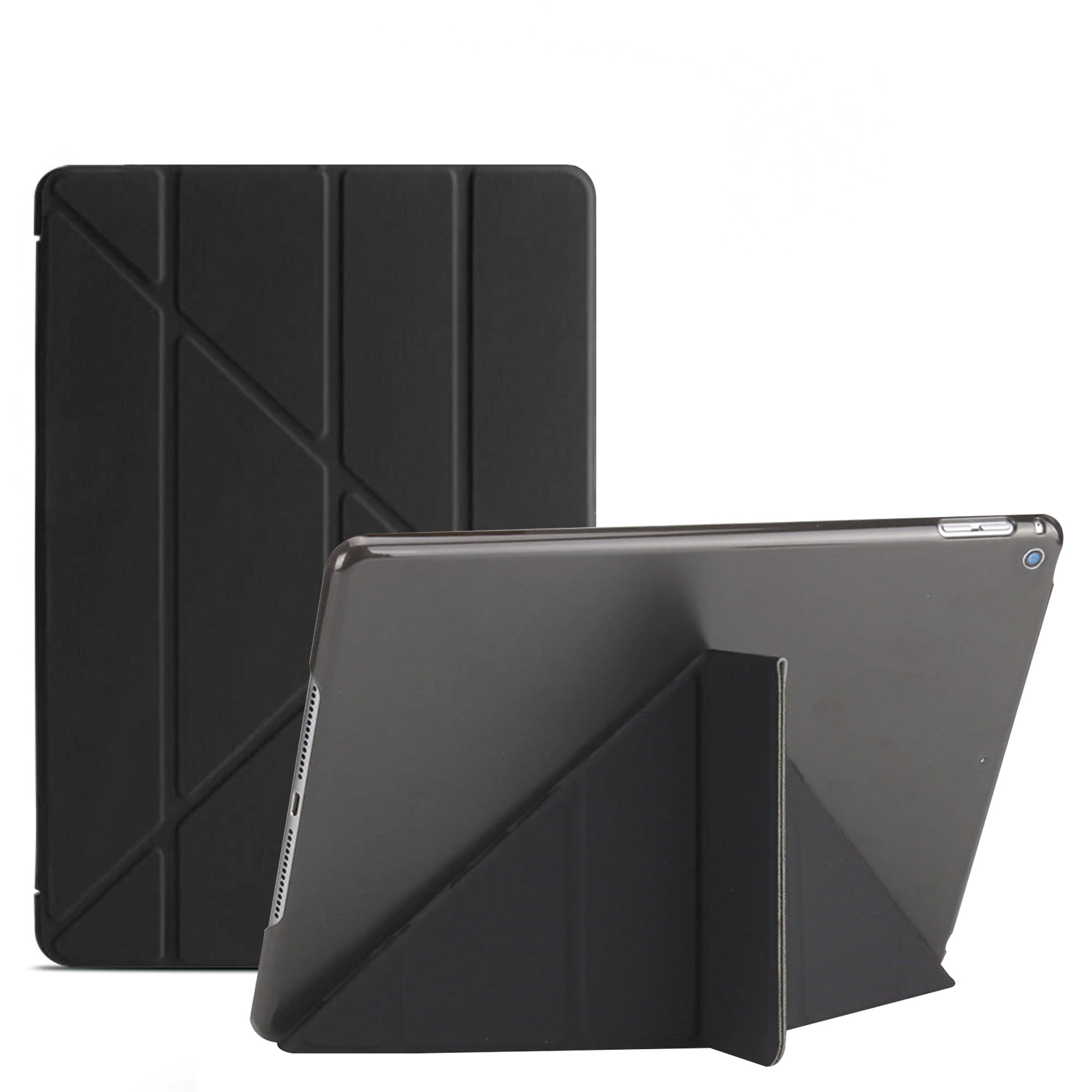 CaseUp Apple iPad 10 2 9 Nesil Kılıf Origami Siyah